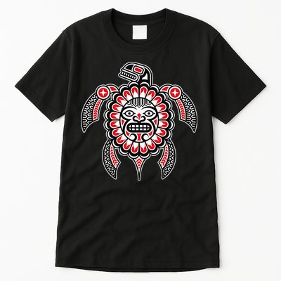 Haida Turtle American Indian Native America Indigenous Tall T-Shirt