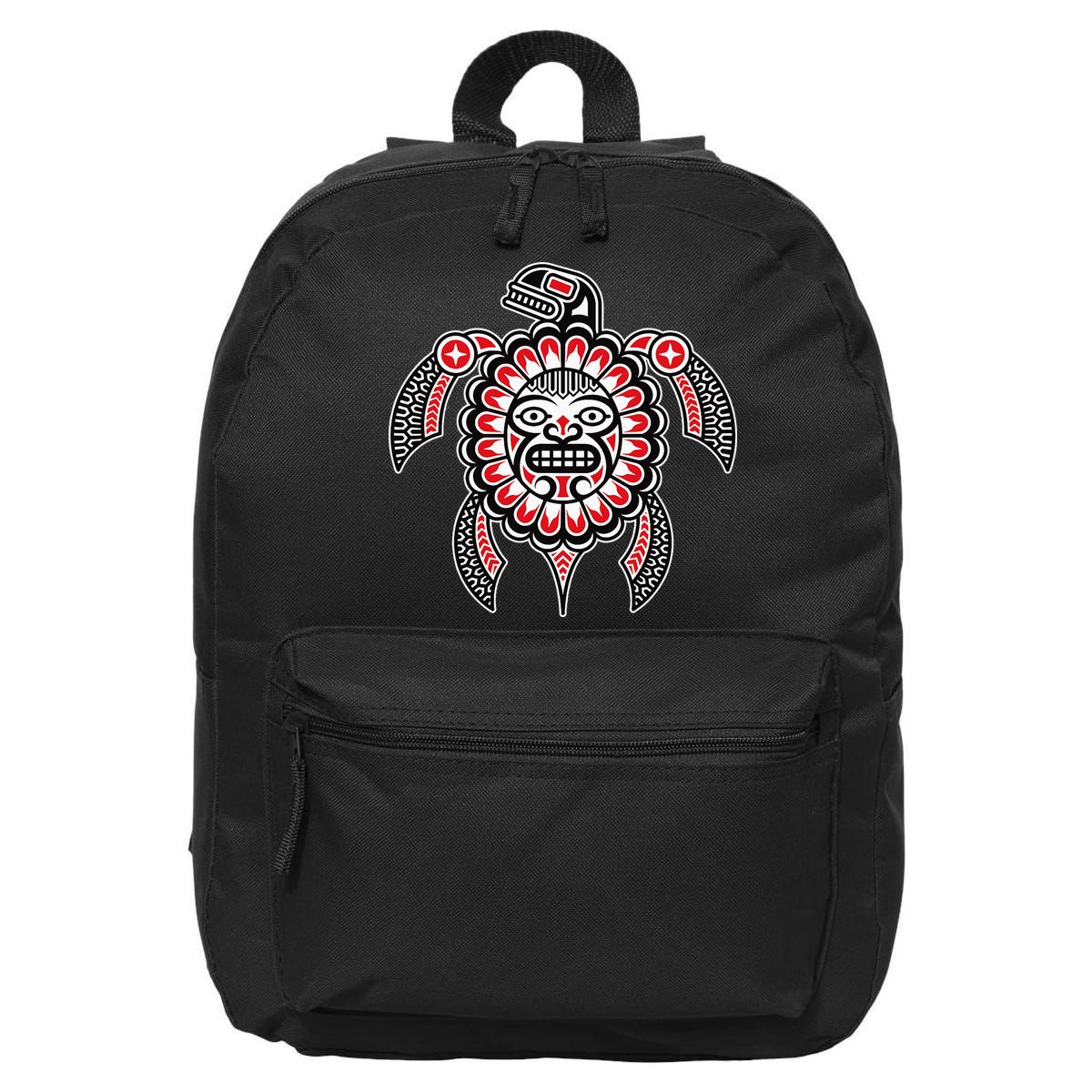 Haida Turtle American Indian Native America Indigenous 16 in Basic Backpack