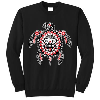 Haida Turtle American Indian Native America Indigenous Tall Sweatshirt