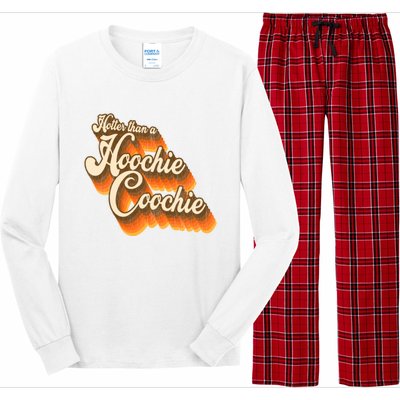 Hotter Than A Hoochie Coochie Vintage Long Sleeve Pajama Set