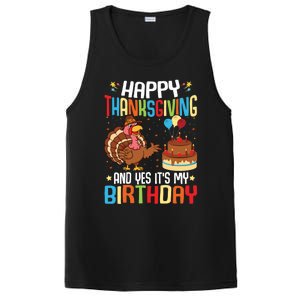 Happy Thanksgiving And Yes ItS My Birthday Thanksgiving Gift PosiCharge Competitor Tank