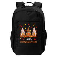 Happy Thanksgiving Autumn Fall Gnomes Daily Commute Backpack