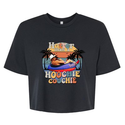 Hotter Than A Hoochie Coochie Bella+Canvas Jersey Crop Tee