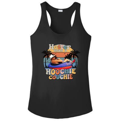 Hotter Than A Hoochie Coochie Ladies PosiCharge Competitor Racerback Tank