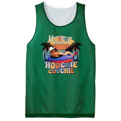 Hotter Than A Hoochie Coochie Mesh Reversible Basketball Jersey Tank