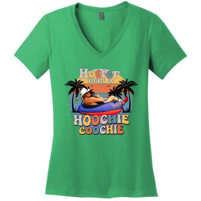 Hotter Than A Hoochie Coochie Women's V-Neck T-Shirt