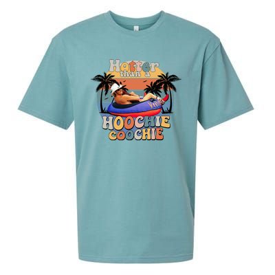 Hotter Than A Hoochie Coochie Sueded Cloud Jersey T-Shirt