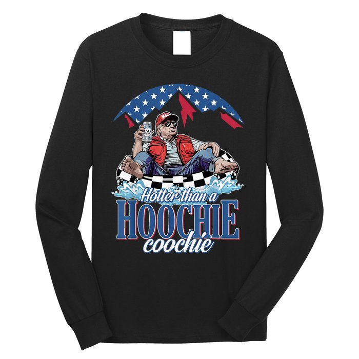 Hotter Than A Hoochie Coochie Funny Long Sleeve Shirt