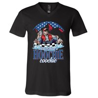 Hotter Than A Hoochie Coochie Funny V-Neck T-Shirt