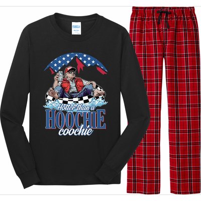 Hotter Than A Hoochie Coochie Funny Long Sleeve Pajama Set