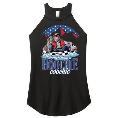 Hotter Than A Hoochie Coochie Funny Women's Perfect Tri Rocker Tank