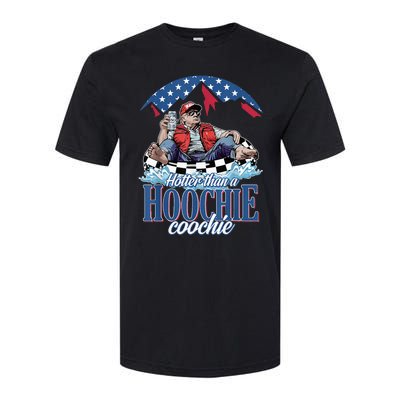 Hotter Than A Hoochie Coochie Funny Softstyle® CVC T-Shirt