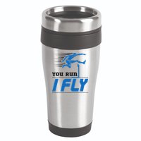 Hurdles Track And Field Hurdler Hurdle Runner You Run I Fly 16oz Travel Tumbler
