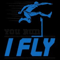 Hurdles Track And Field Hurdler Hurdle Runner You Run I Fly 16oz Travel Tumbler