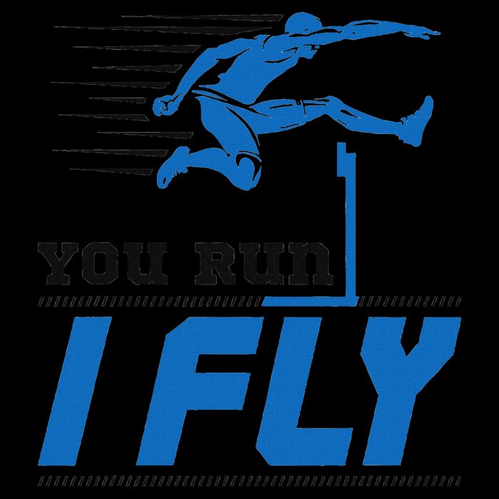 Hurdles Track And Field Hurdler Hurdle Runner You Run I Fly 16oz Travel Tumbler