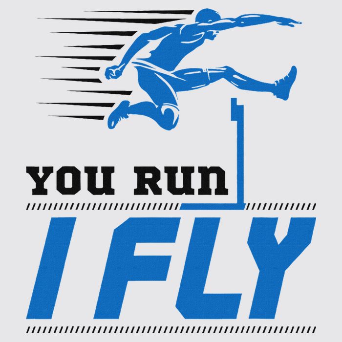 Hurdles Track And Field Hurdler Hurdle Runner You Run I Fly Womens Funnel Neck Pullover Hood
