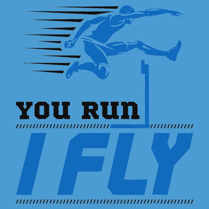 Hurdles Track And Field Hurdler Hurdle Runner You Run I Fly Tie Dye Hoodie
