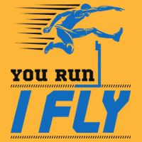 Hurdles Track And Field Hurdler Hurdle Runner You Run I Fly Sustainable Knit Beanie