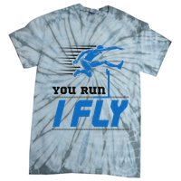 Hurdles Track And Field Hurdler Hurdle Runner You Run I Fly Tie-Dye T-Shirt
