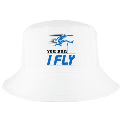 Hurdles Track And Field Hurdler Hurdle Runner You Run I Fly Cool Comfort Performance Bucket Hat