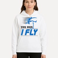 Hurdles Track And Field Hurdler Hurdle Runner You Run I Fly Hoodie