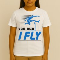 Hurdles Track And Field Hurdler Hurdle Runner You Run I Fly T-Shirt