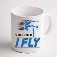 Hurdles Track And Field Hurdler Hurdle Runner You Run I Fly Mug
