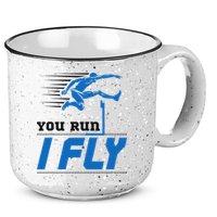 Hurdles Track And Field Hurdler Hurdle Runner You Run I Fly 15oz Campfire Ceramic Mug
