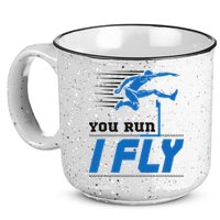 Hurdles Track And Field Hurdler Hurdle Runner You Run I Fly 15oz Campfire Ceramic Mug