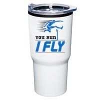 Hurdles Track And Field Hurdler Hurdle Runner You Run I Fly Tumbler