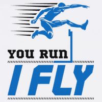 Hurdles Track And Field Hurdler Hurdle Runner You Run I Fly Trucker Hat