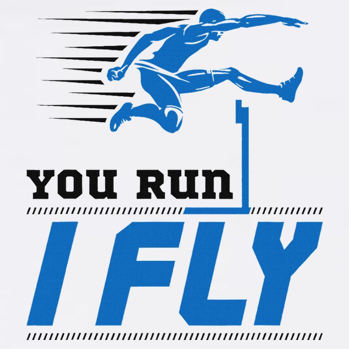 Hurdles Track And Field Hurdler Hurdle Runner You Run I Fly Trucker Hat