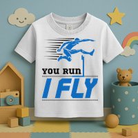 Hurdles Track And Field Hurdler Hurdle Runner You Run I Fly Toddler T-Shirt