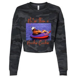 Hotter Than A Hoochie Coochie Cropped Pullover Crew