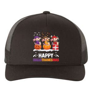 Happy Thanksmas Axolotl Yupoong Adult 5-Panel Trucker Hat