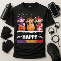 Happy Thanksmas Axolotl Cooling Performance Crew T-Shirt