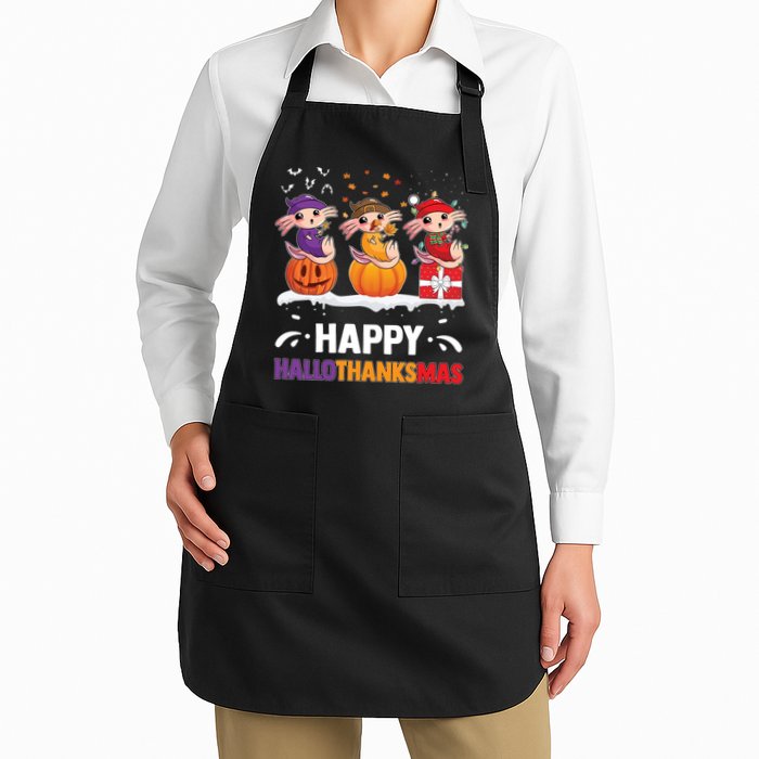Happy Thanksmas Axolotl Apron