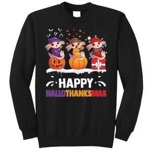 Happy Thanksmas Axolotl Sweatshirt