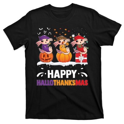 Happy Thanksmas Axolotl T-Shirt