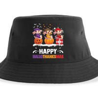 Happy Thanksmas Axolotl Sustainable Bucket Hat
