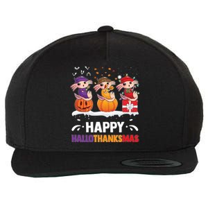 Happy Thanksmas Axolotl Wool Snapback Cap