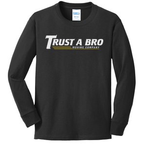 Hawkeye Trust A Bro Moving Company Kids Long Sleeve Shirt