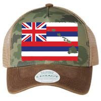 Hawaii The Aloha State Flag By Hawaii Nei All Day Legacy Tie Dye Trucker Hat