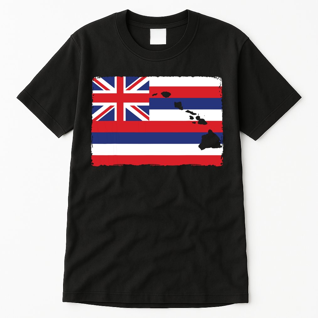 Hawaii The Aloha State Flag By Hawaii Nei All Day Tall T-Shirt