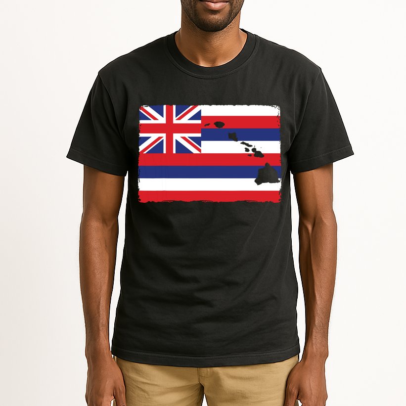 Hawaii The Aloha State Flag By Hawaii Nei All Day Tall T-Shirt