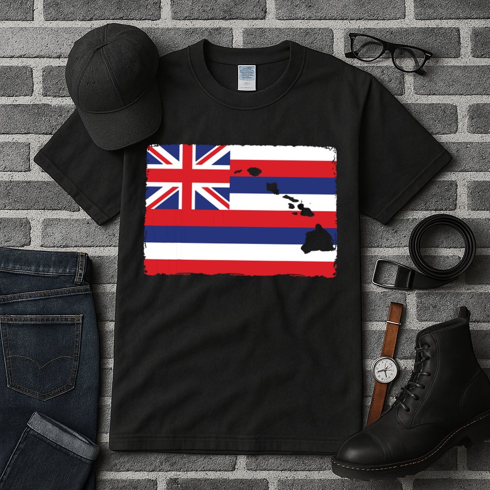 Hawaii The Aloha State Flag By Hawaii Nei All Day Tall T-Shirt