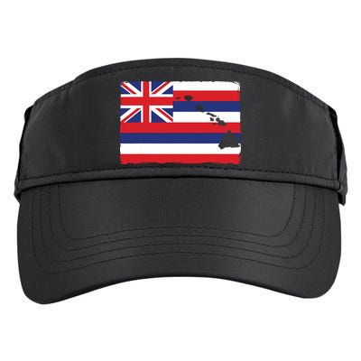 Hawaii The Aloha State Flag By Hawaii Nei All Day Adult Drive Performance Visor