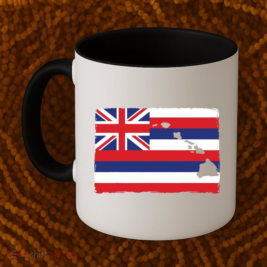 Hawaii The Aloha State Flag By Hawaii Nei All Day Mug