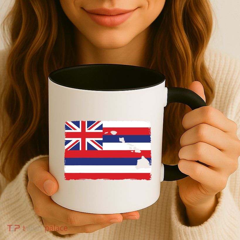 Hawaii The Aloha State Flag By Hawaii Nei All Day Mug
