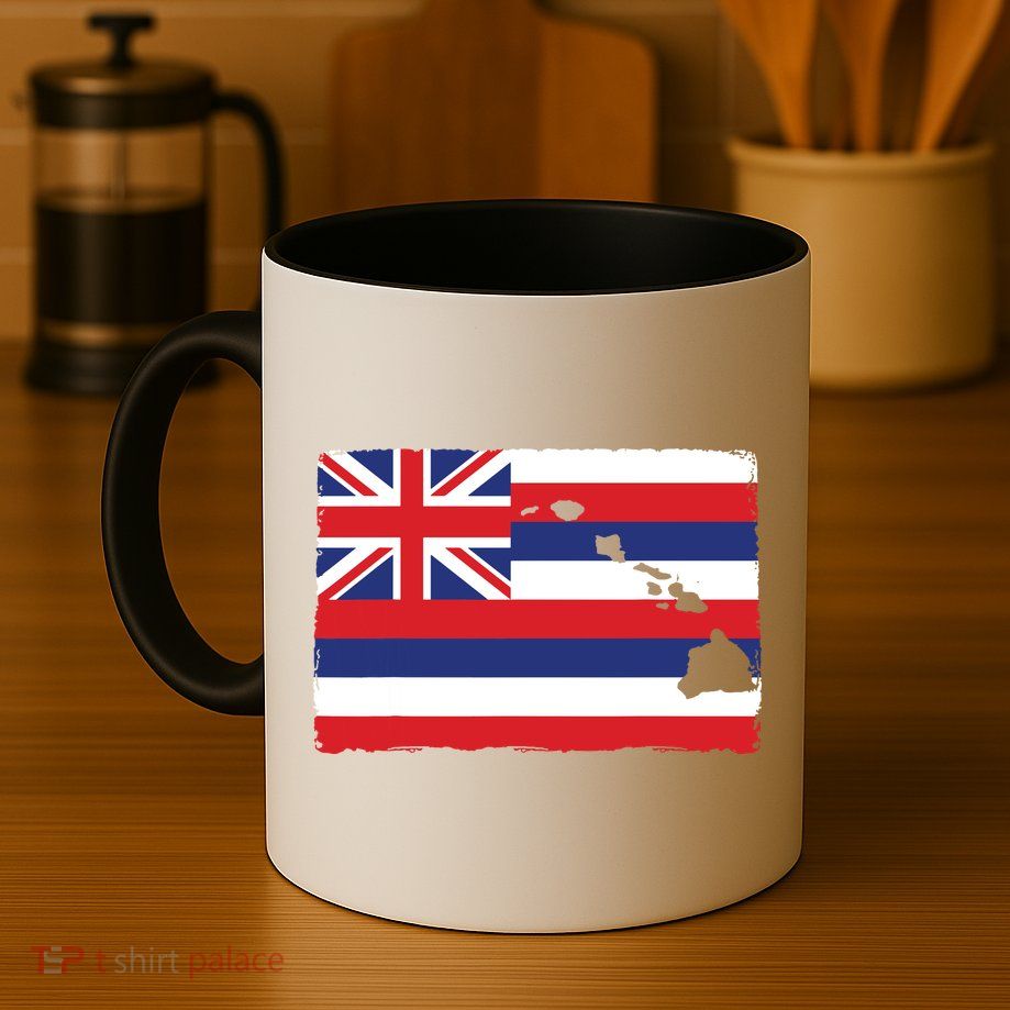 Hawaii The Aloha State Flag By Hawaii Nei All Day Mug